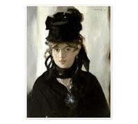 Berthe Morisot au bouquet de violettes Poster de Édouard Manet 90 x 120 cm Tableaux Décoration murale