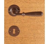 Berti Ferramenta Poignée de porte en fer vieilli type rouille, 8 inches, Bronze, 1 unité