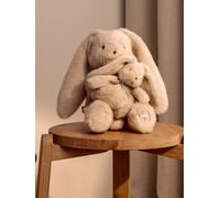 Berto peluche lapin maman et bébé écru TU