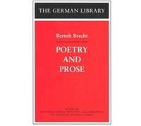 Bertolt Brecht, German Library Series Bertolt Brecht, Caroline Molina Y Vedia, Reinhold Grimm (Auteur)