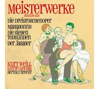Bertolt Brecht – Meisterwerke-Dreigroschenoper, Mahagonny (Auszüge) – CD