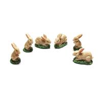 BERTONI-Blister de 6 lapins - 3,5 cm