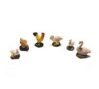 BERTONI-Blister de 6 poules - 3,5 cm
