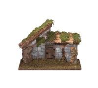 BERTONI-Crèche avec porte - 33 cm