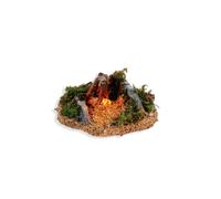 BERTONI-Feu à Led 9x8.5x4 cm Bois Bois