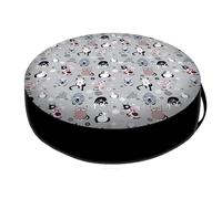 Bertoni Lit pour chat en polystyrène expansé | Lit confortable pour chat de 50 cm | Housse Codura imperméable | Amovible et facile à nettoyer | Design décoratif (50 cm, chat endormi) (40 x 10, Catnip)