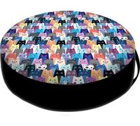 Bertoni Lit pour chat Insert à pellets 50cm de diamètre Motif miaou EE130