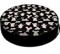 Bertoni Lit pour chat, insert à pellets, 50cm de diamètre, motif souris, EE130