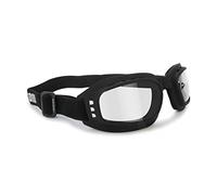 Bertoni Lunettes Photochromiques Polarisé Moto et Sports Extrêmes Élastique réglable - Ventilées - mod. 112 (Verres Photochromiques)