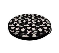 BERTONI Matelas en Mousse pour lit pour Chat Ring 55 cm | Housse imperméable Amovible Design Rond Confortable et Moelleux Portable pour Chats et Petits Chiens (55 cm, Souris)