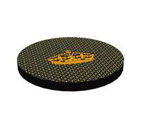 BERTONI Matelas en Mousse pour lit pour Chat Ring 55 cm | Housse imperméable Amovible Design Rond Confortable et Moelleux Portable pour Chats et Petits Chiens (55 cm, Crown)