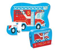 Crocodile Creek Mini-puzzle Camion de pompier 12 pièces