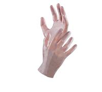 Bertozzi Srl, Gants jetables en vinyle M 100 pièces, unisexe, adulte, blanc