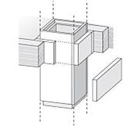 Bertrams Camino-fix mise en œuvre 02DFH pour plafonds en bois L90