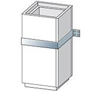 Bertrams Camino-fix support mural en acier inoxydable 02WH14 dimensions 140/140 mm