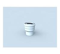 Bertrams chaudière Polyline LAS 41KA80-60 Raccord de chaudière 80/125, système de cheminée 60/100, blanc