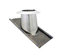 Bertrams Dw joint de toiture 22DE30VA450 15°-30°, Ø 450 mm, bride VA/plomb, avec collier anti-pluie