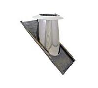 Bertrams Dw joint de toiture 22DE45VA500 30°-45°, Ø 500 mm, bride VA/plomb, avec collier anti-pluie