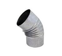 Bertrams Fal bow 13BG45-130 45°, Ø 130 x 0,6 mm, nervuré, sans fermeture de commande