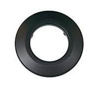 Bertrams Pelletino rosace 10RO80M 80 x 1930 mm, noir mat, rigide