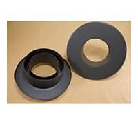 Bertrams Pelletino Rosette 10ROES100-130M 100 large/130, noir mat, avec rallonge