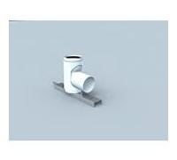 Bertrams Polyline EW kit de fixation 40BS110 arc de support avec rail de support, DN 110