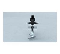Bertrams Polyline EW kit standard 2000 40FSTB60- 2000 DN 60, ensemble arbre, bouche noire