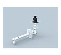 Bertrams Polyline EW kit standard 3 40STBF80-3 DN 80, installation sur arbre, avec pièce de raccordement