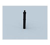 Bertrams Polyline LAS fixation de toit 41DAK400-80S DN 80 /125, noir, 400 mm au-dessus du toit
