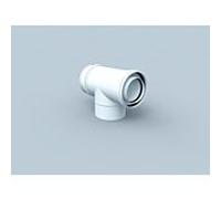 Bertrams Polyline LAS révision coude 41RB87-80 87 °, intérieur, blanc , DN 80 / 125
