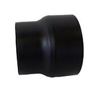 Bertrams ST-Pu rallonge 08ES150-160 Ø 150 x 160 mm, revêtement par poudre, noir
