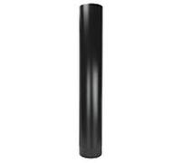 Bertrams ST-Pu tuyau de fumée 08RL1000-160L 1000 mm, Ø 160 mm, revêtement par poudre, noir