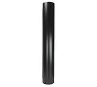 Bertrams ST-Pu tuyau de fumée 08RL1000-160L 1000 mm, Ø 160 mm, revêtement par poudre, noir