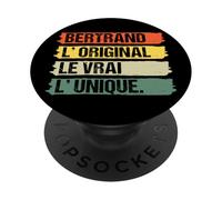 Bertrand L’Original Le Vrai L’Unique Cadeau Prénom Vintage PopSockets PopGrip Adhésif