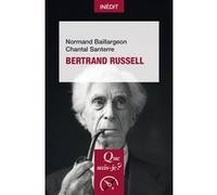 Bertrand Russell Normand Baillargeon (Auteur), Chantal Santerre (Auteur)