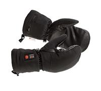BERTSCHAT Moufles chauffantes PRO USB - Imperméables et coupe-vent - 3 niveaux de chauffage et 11 heures de chaleur - Pour l'extérieur et les sports d'hiver (3XL : 3000 mAh)