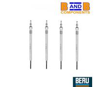 BERU GE137 GLOW PLUGS SET OF 4.4V OPEL VAUXHALL 2.0 CDTI 55578336 1214109