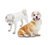 BERULL Cagoule Anti-Morsure for Chien, Muselière en Maille d'air, Casque Respirant for Chien, Capuche for Animal De Compagnie, Masque Face Réglable, Anti-Morsure, Aboiement, Mastication