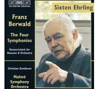Davidsson / Ehrling / Malmo So – Berwald : Symphonies 1 à 4 – CD