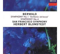 Berwald: Symphonies Nos. 1 "Sinfonie serieuse" & 4 "Sinfonie naive" by unknown (1993-10-12)