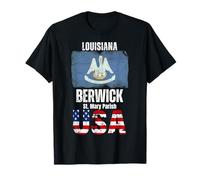 Berwick, Louisiane LA, paroisse St. Mary, T-Shirt