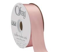 Berwick Offray Ruban de Satin Double Face, Rose poudré, 1-1/2" x 50 yd