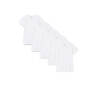 Berydale T-shirt avec col rond, Femmes, Blanc (lot de 5), M