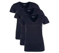Berydale BD158 T-Shirt, Bleu (Lot de 3), Femme