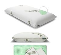 bes Oreiller Ergonomique Cervical 71x41 cm, Hauteur 12 cm, Oreiller Memoire Forme à l'Aloe Vera | Made in Italy