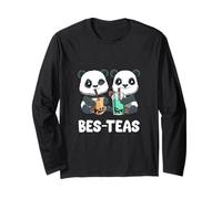 BES-teas Panda Bubble Tea BES-teas Anime Manche Longue