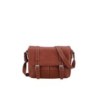 Besace - ARTHUR & ASTON - Ref 2511-03 B - Cuir de vachette - Cognac - 30x25x10 cm