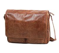 Besace Gérard Henon Outland en Cuir De Vachette Vieilli Pleine Fleur GH 8360