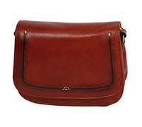 Besace Katana en Cuir De Vachette Collet Végétal 66801