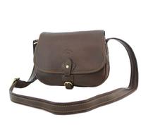Besace Katana en Cuir de Vachette K 32587, Chocolat, Taille unique